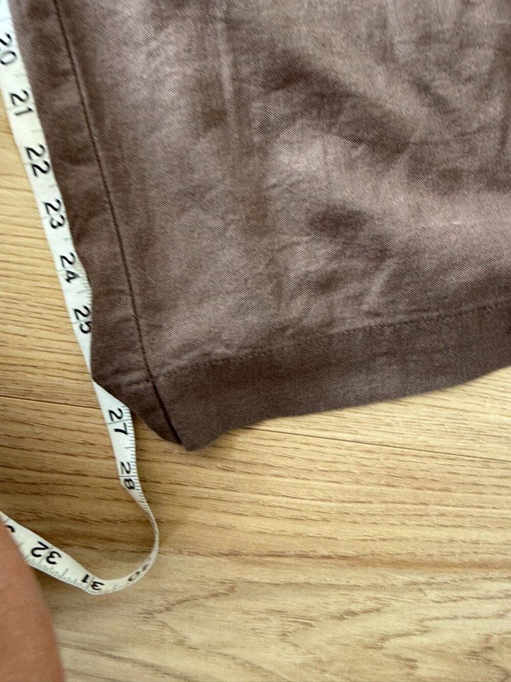 Calvin Klein Jeans Brown Linen Blend Wide Leg Pants Size 16 - Picture 3 of 6